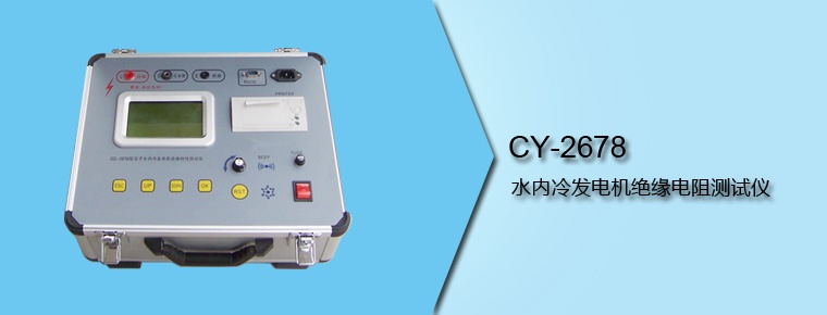 CY-2678 水内冷发电机绝缘电阻测试仪